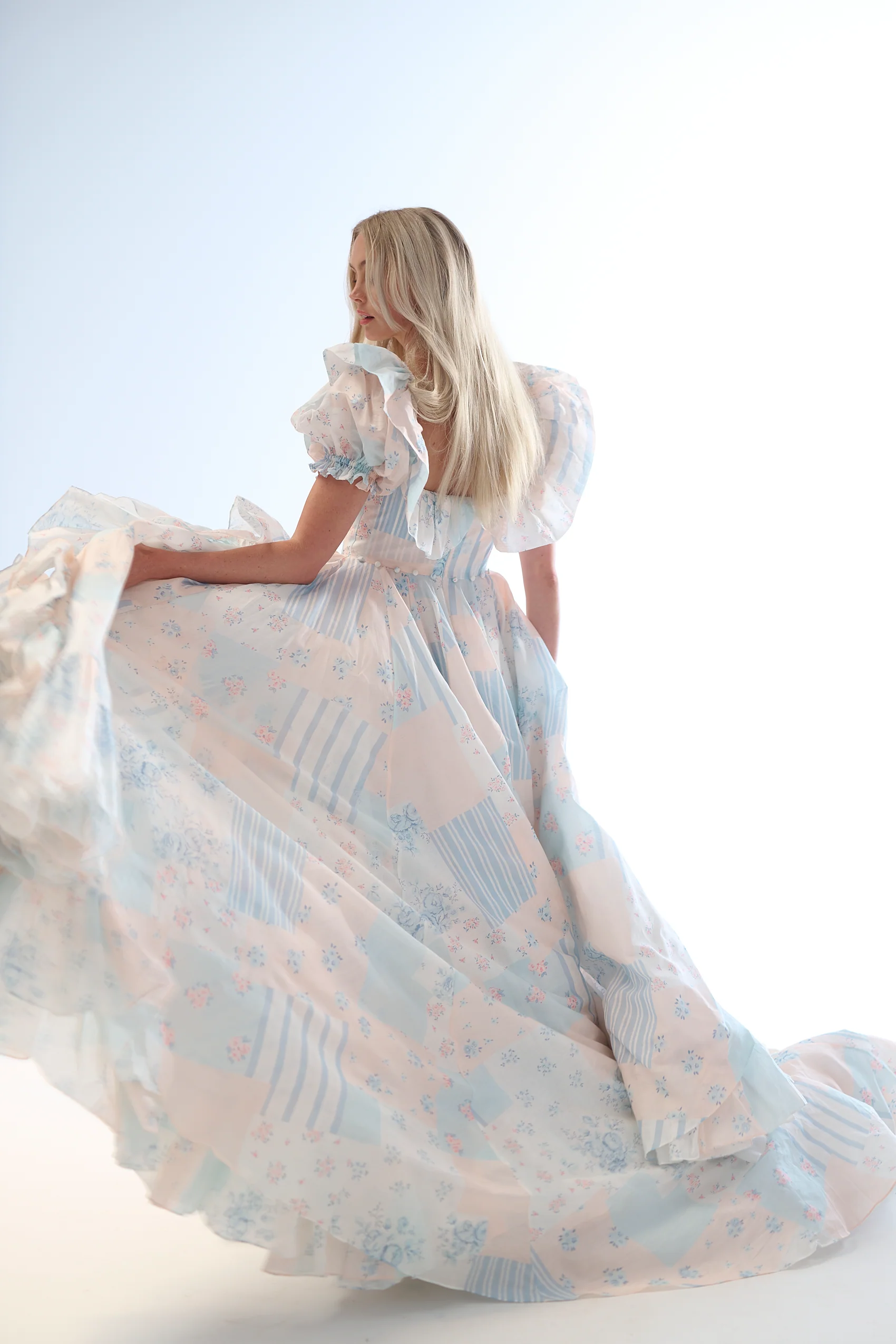 The Babysitter Silk Organdy In Bloom Gown - Image 13