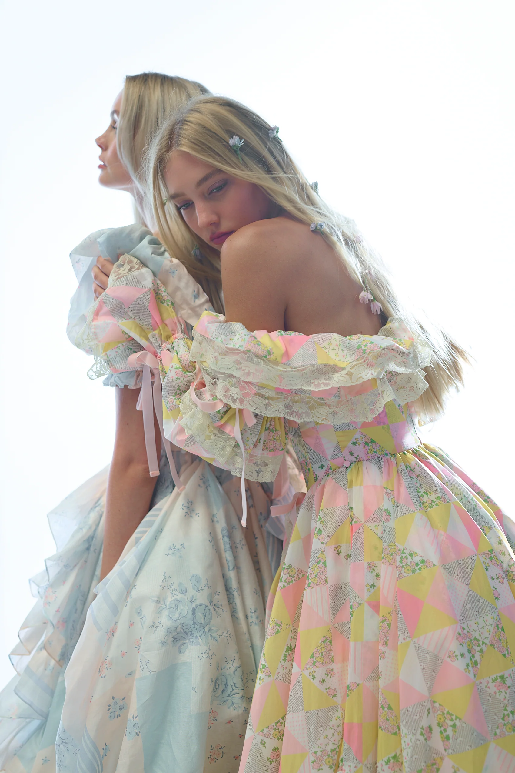The Babysitter Silk Organdy In Bloom Gown - Image 42