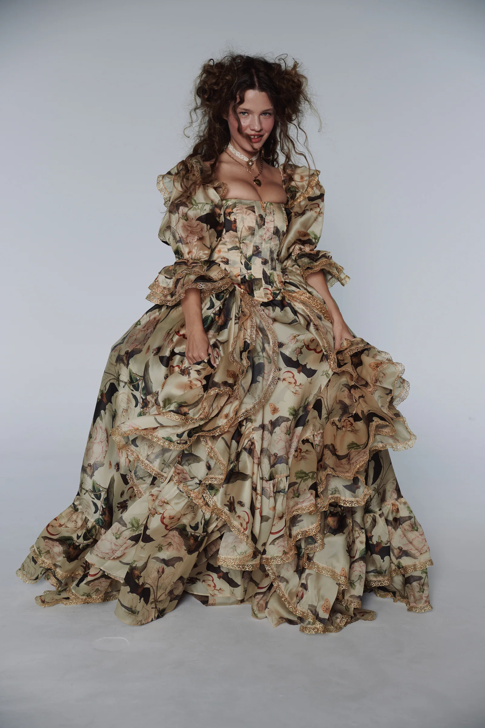 The Bats and the Bees Silk Courtesan Gown - Image 27
