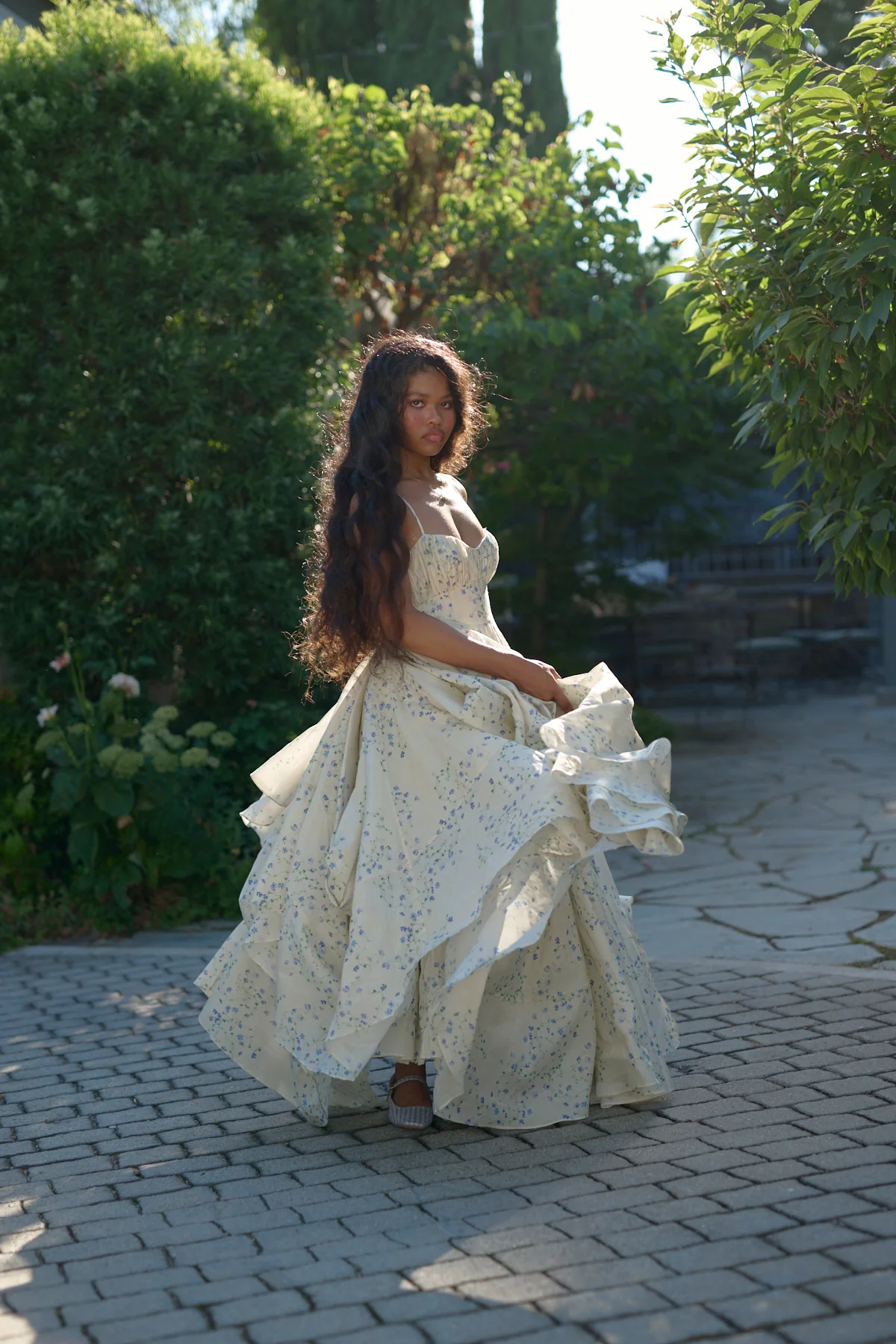 The Blue Vine Roman Holiday Gown - Image 13