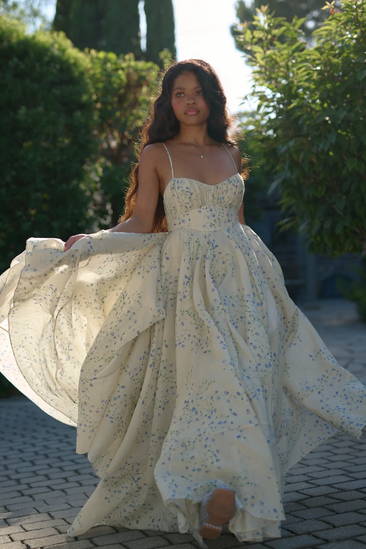 The Blue Vine Roman Holiday Gown - Image 17