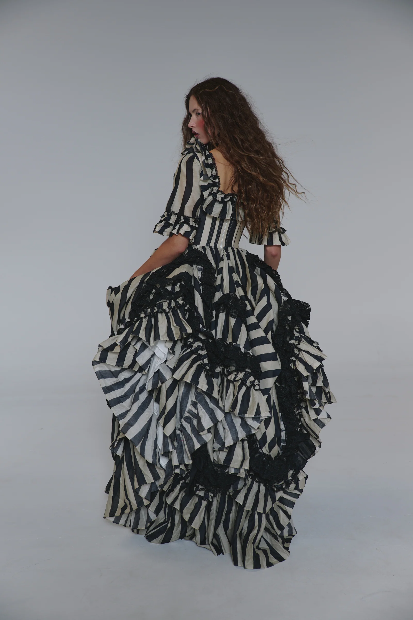 The Buccaneer Silk Organdy Antoinette Gown - Image 10