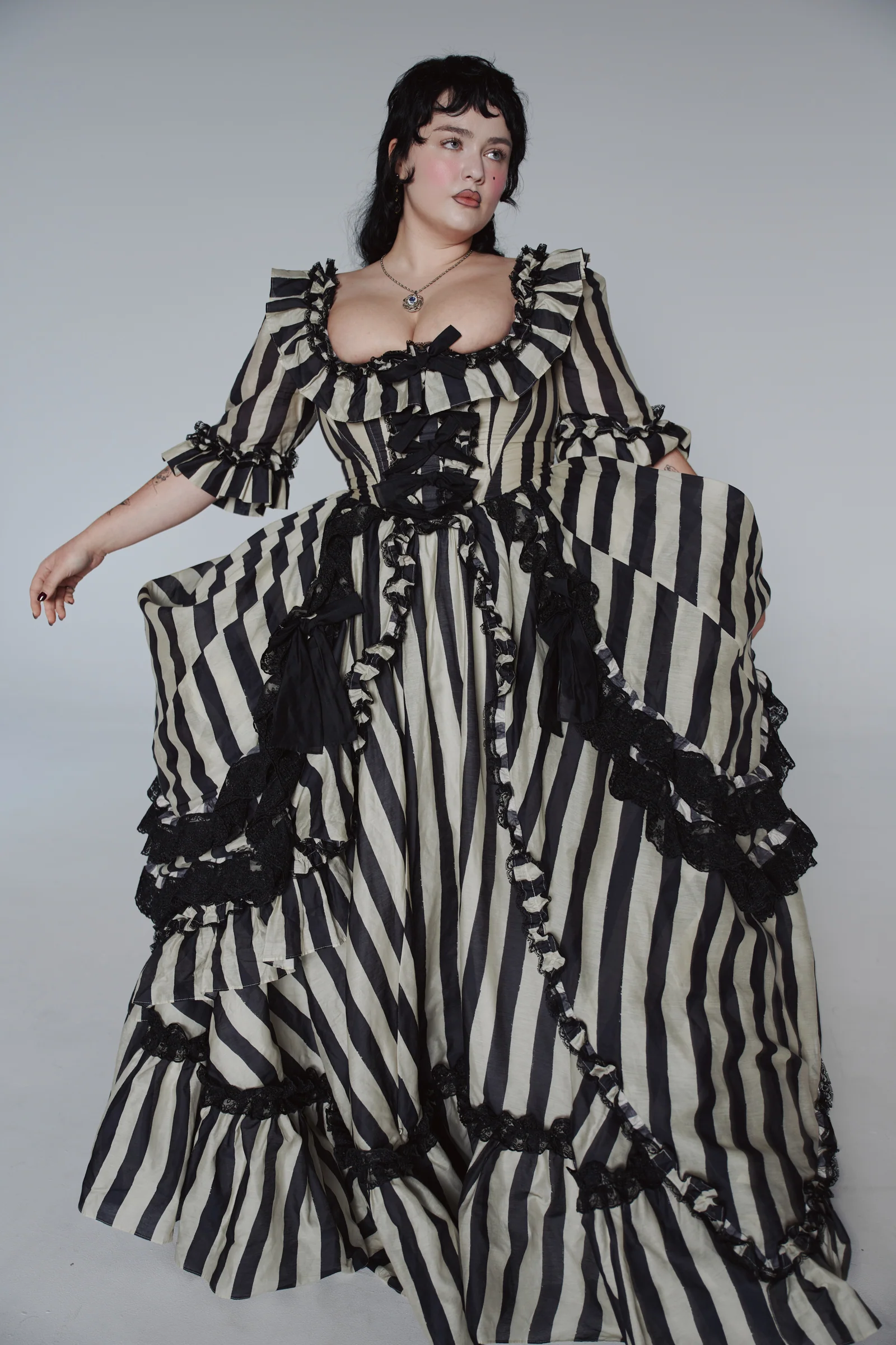 The Buccaneer Silk Organdy Antoinette Gown - Image 16
