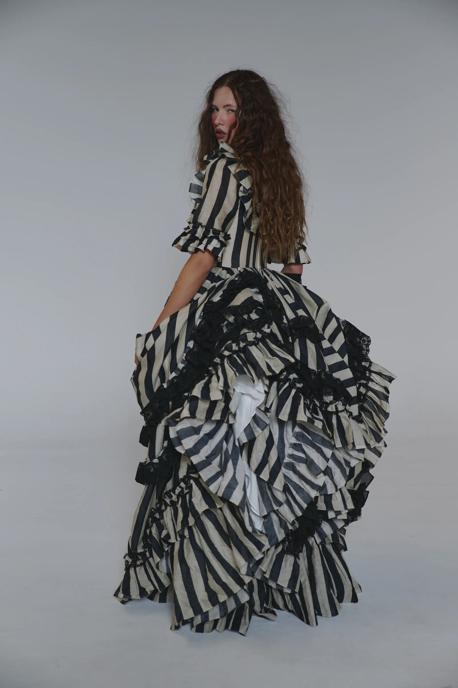 The Buccaneer Silk Organdy Antoinette Gown - Image 24