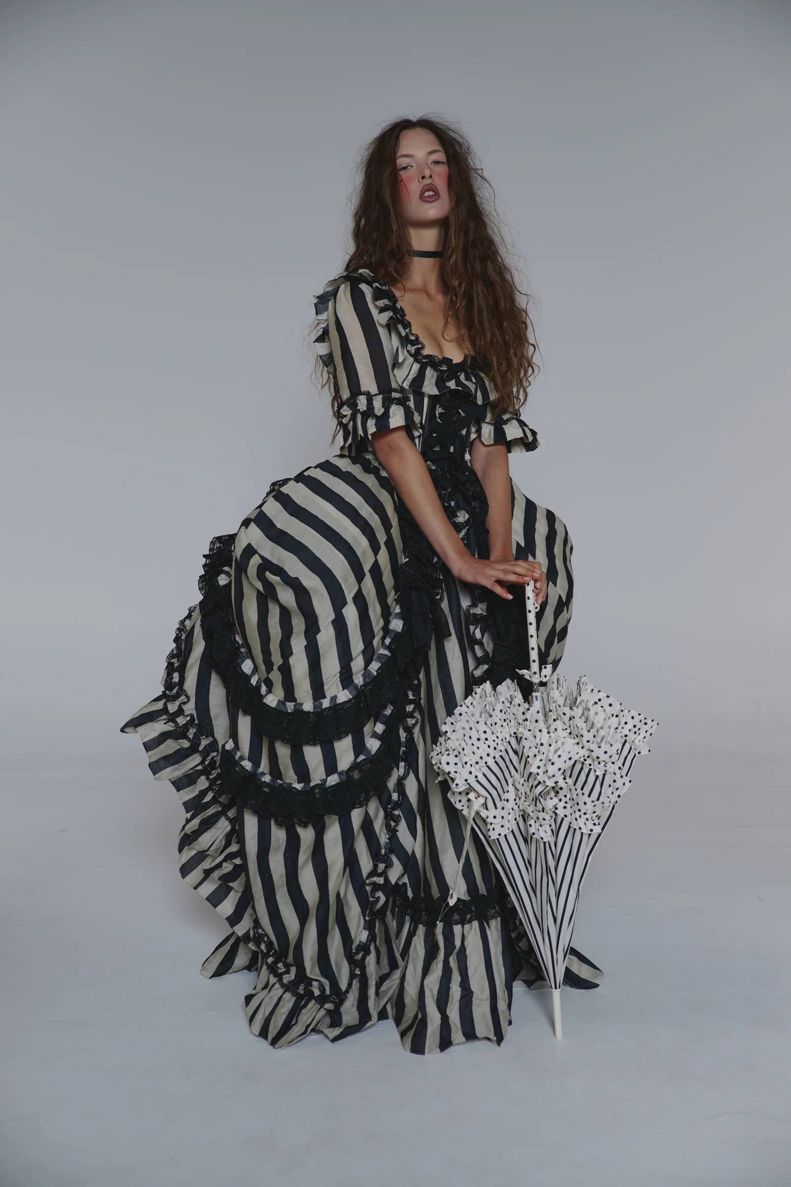 The Buccaneer Silk Organdy Antoinette Gown - Image 29