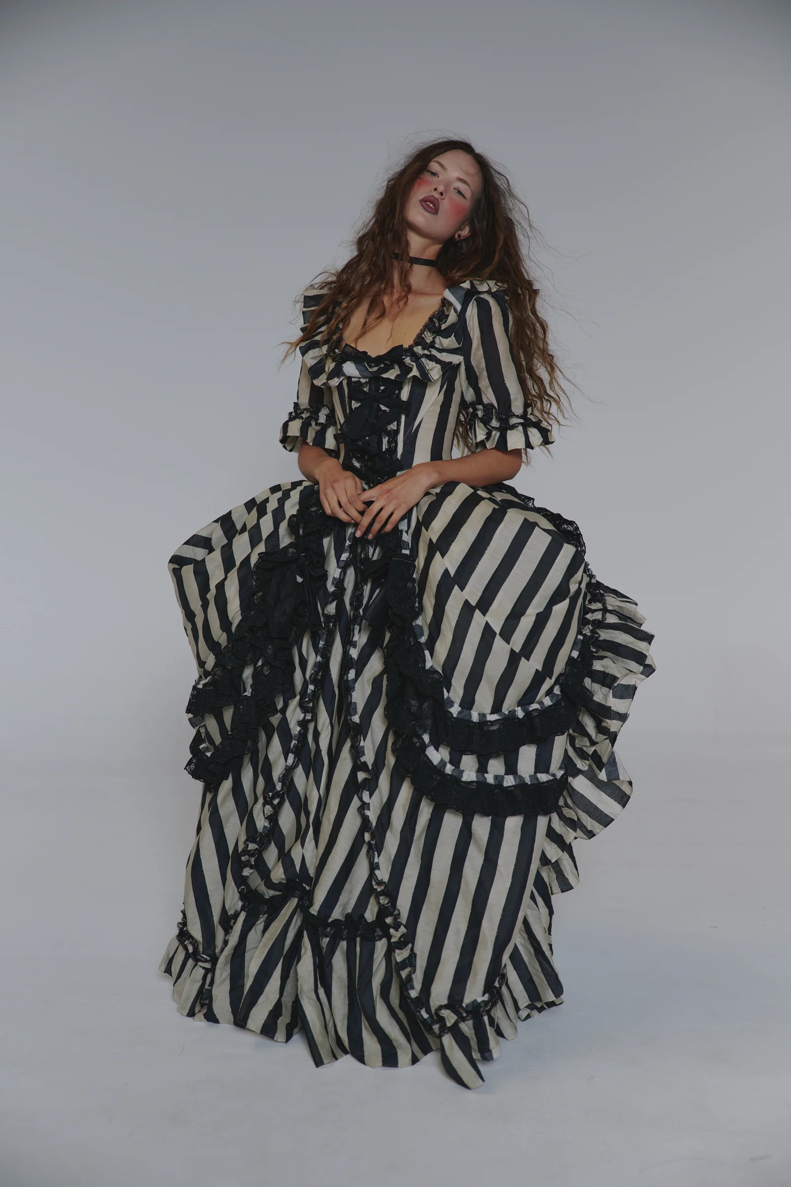 The Buccaneer Silk Organdy Antoinette Gown - Image 9