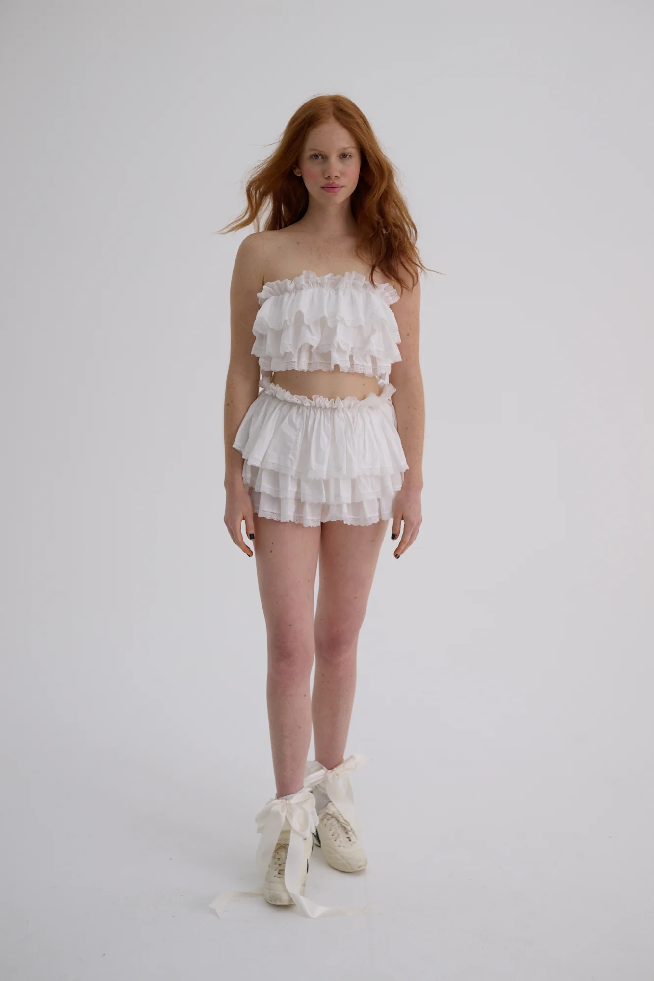 The Ivory Cotton Dauphine Knickers - Image 14